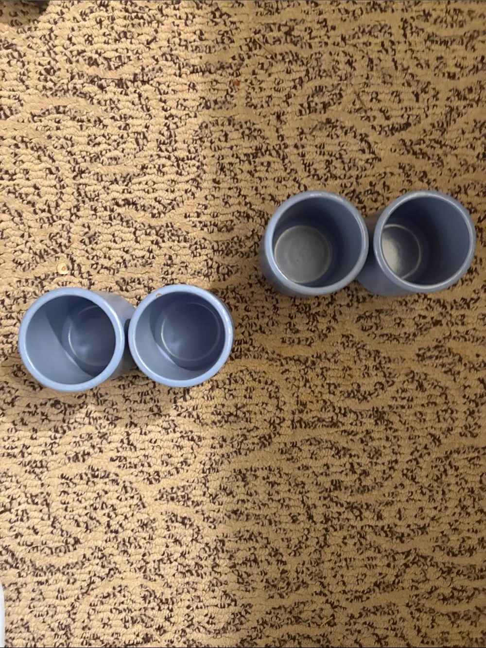 Blue Ceramic La Fermière Ramekins - Set of 4